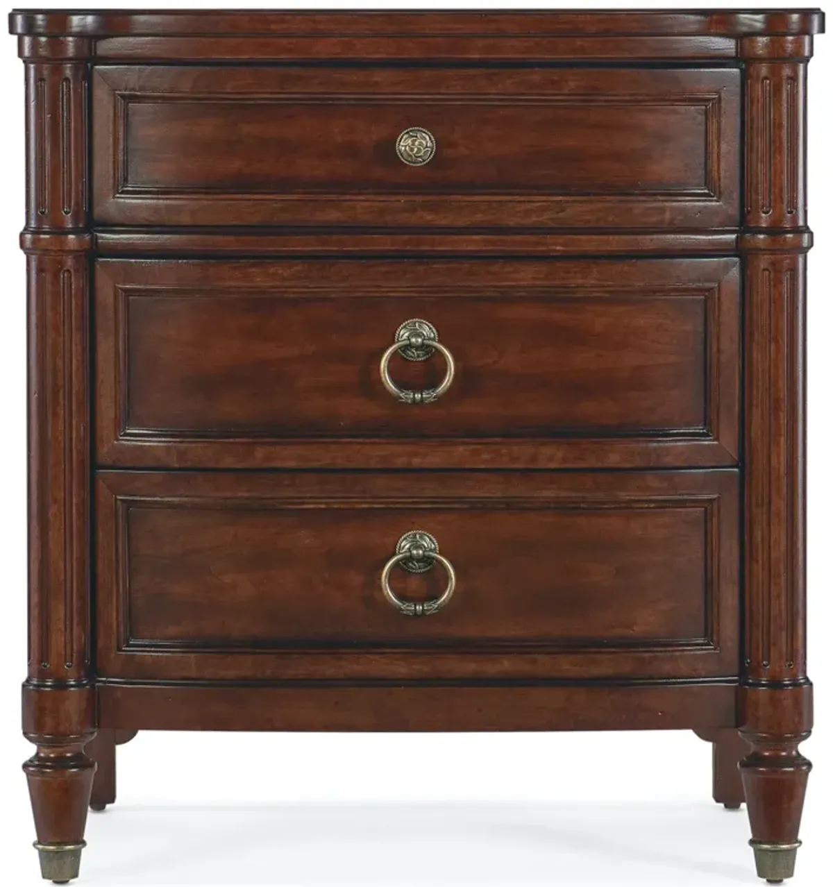 Hooker Furniture Charleston Cherry 3-Drawer Nightstand