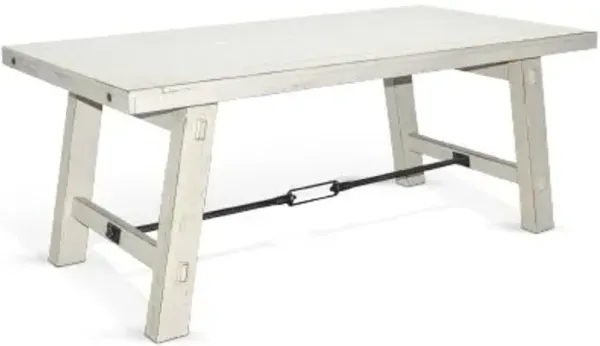 Sunny Designs Marina White Sand Dining Table