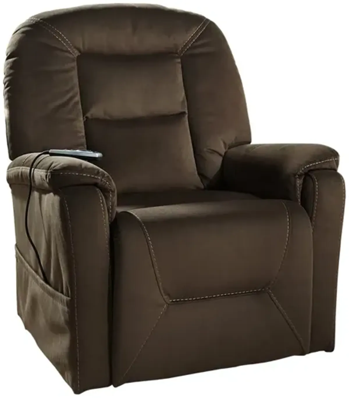 Ashley Samir Coffee Power Lift Massage Recliner