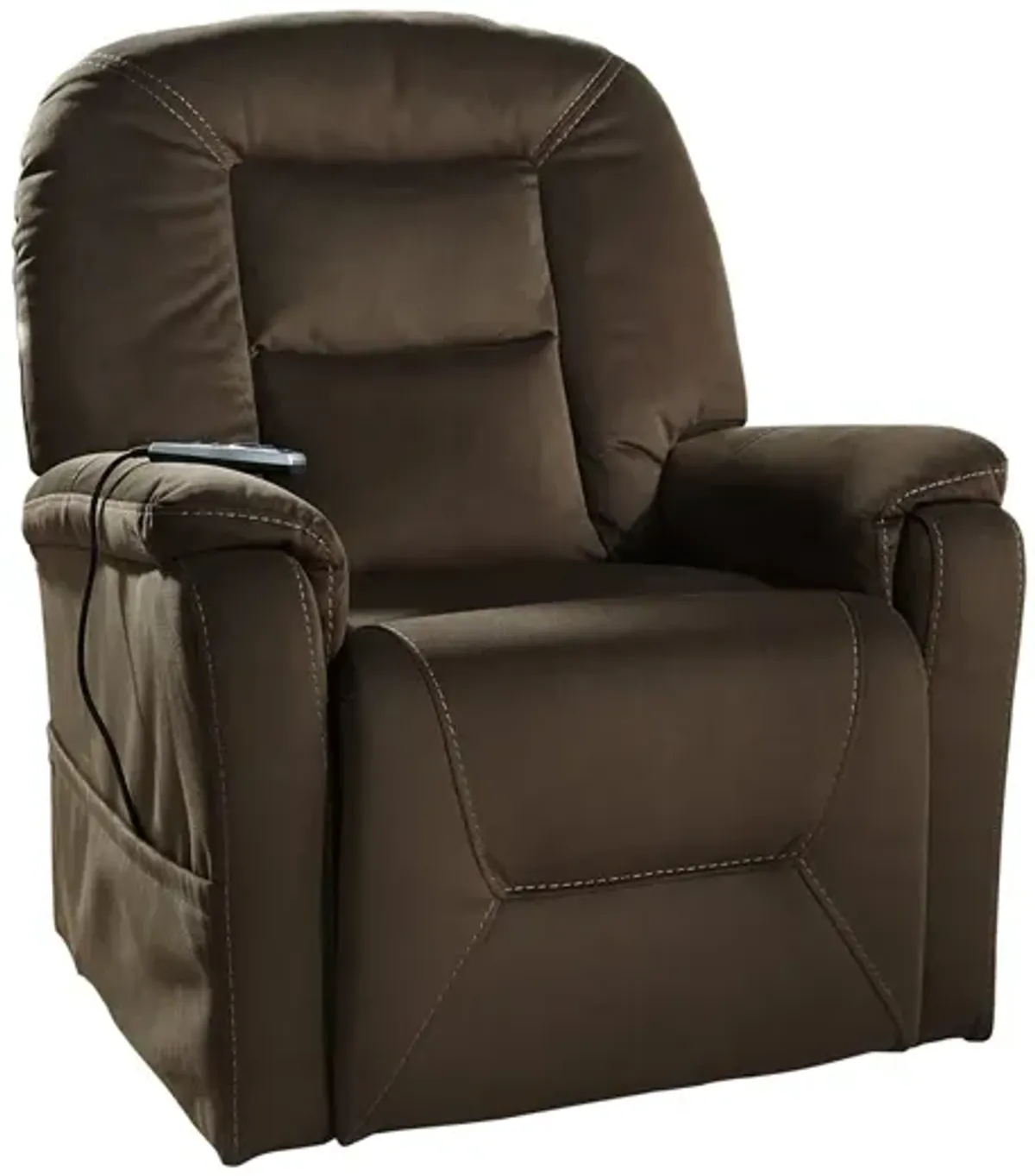 Ashley Samir Coffee Power Lift Massage Recliner