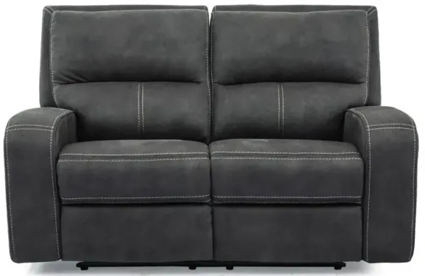 Parker House Polaris Collection Reclining Loveseat in Slate Color