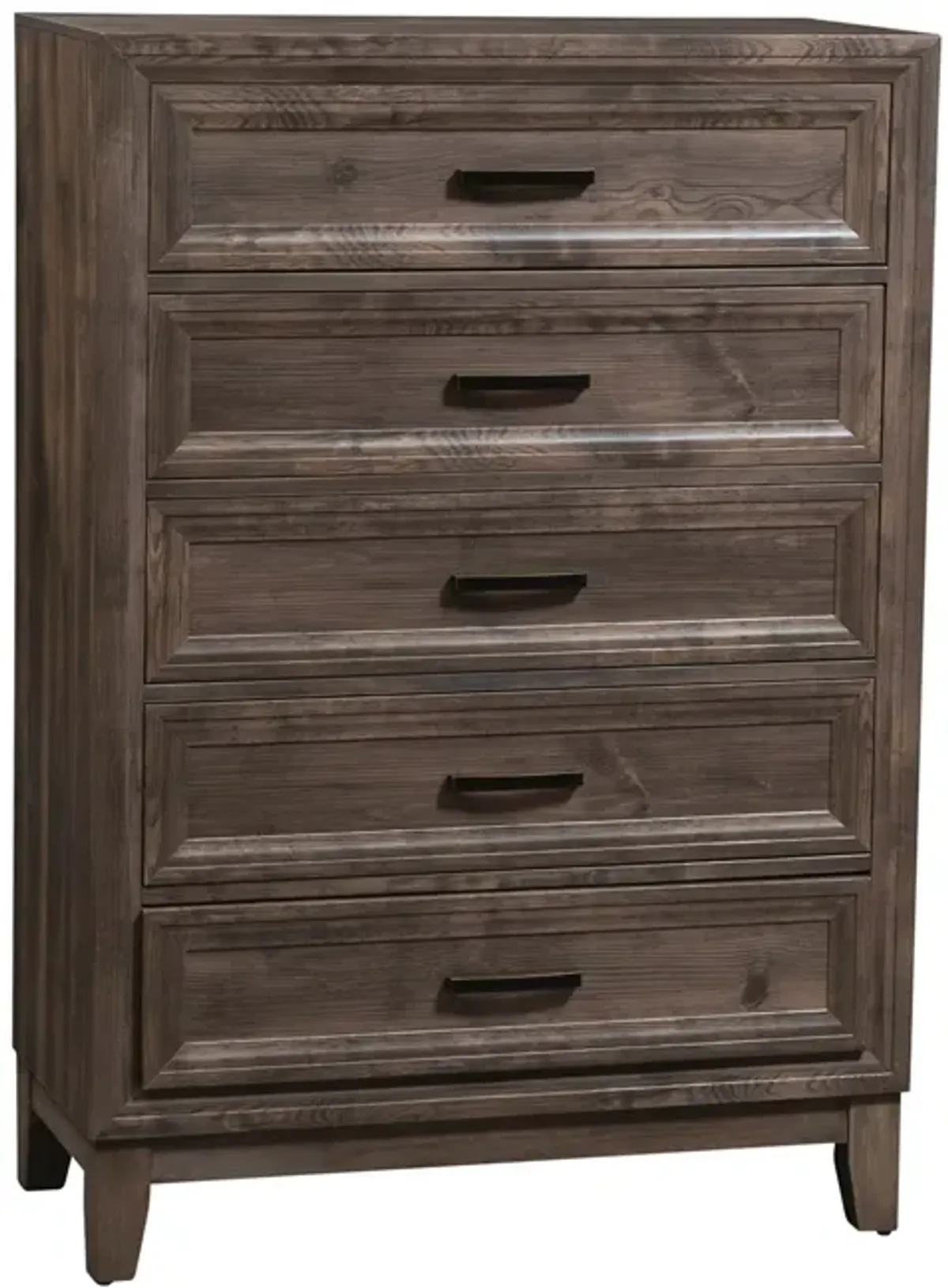 Liberty Furniture Complete Queen Bedroom Set Panel Bed, Dresser, Mirror & Chest Ridgecrest