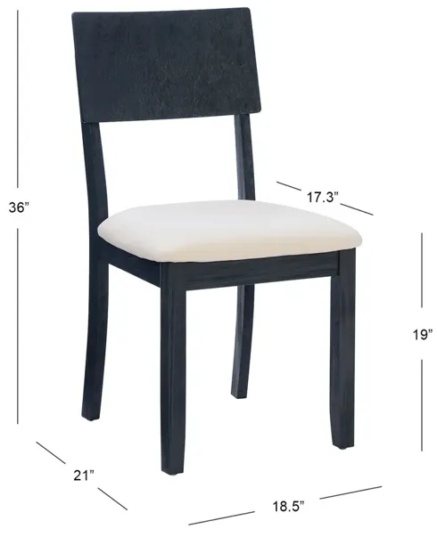 JORISSEN DINING CHAIR - DARK CHARCOAL