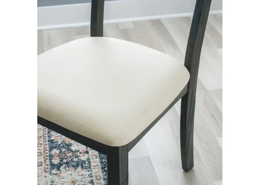 JORISSEN DINING CHAIR - DARK CHARCOAL