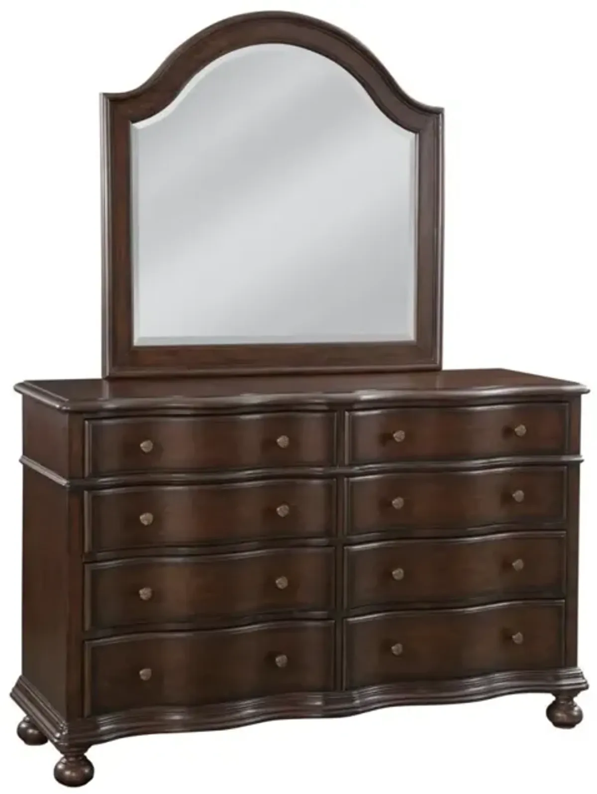 American Woodcrafters Rodanthe Cherry Brunette Dresser