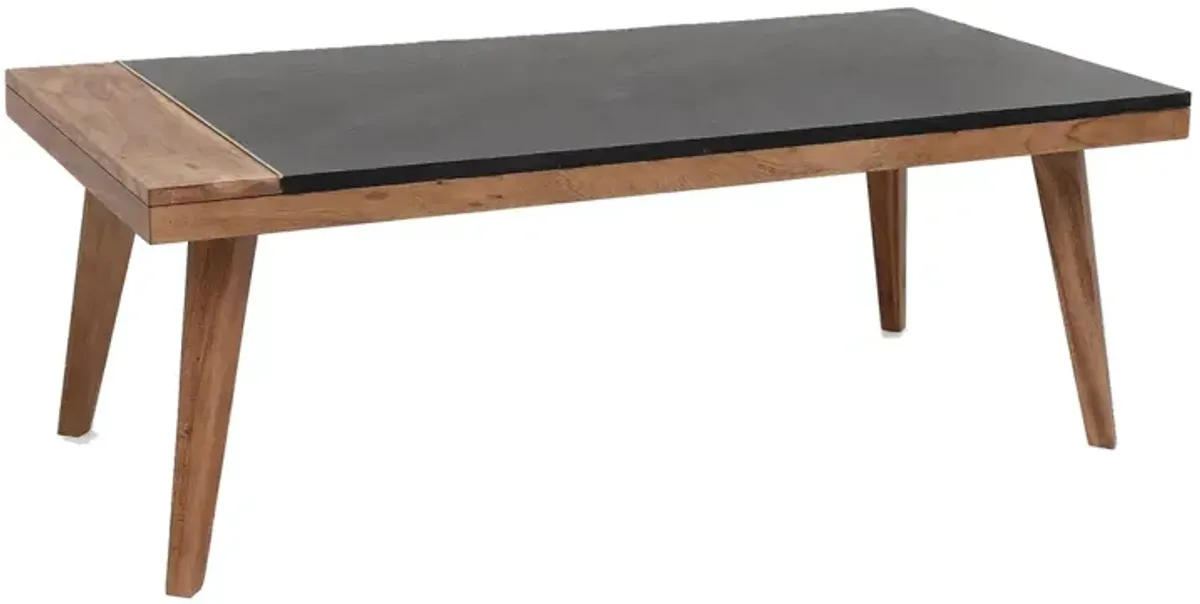 Steve Silver Caspian Cocktail Table In Natural Matte