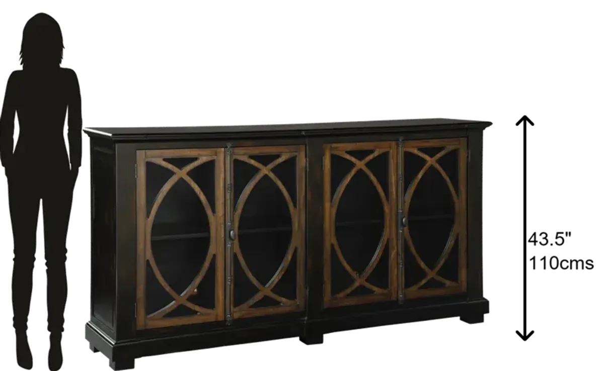 Entertainment Console - Mahogany Veneers & Solids - Special Reserve