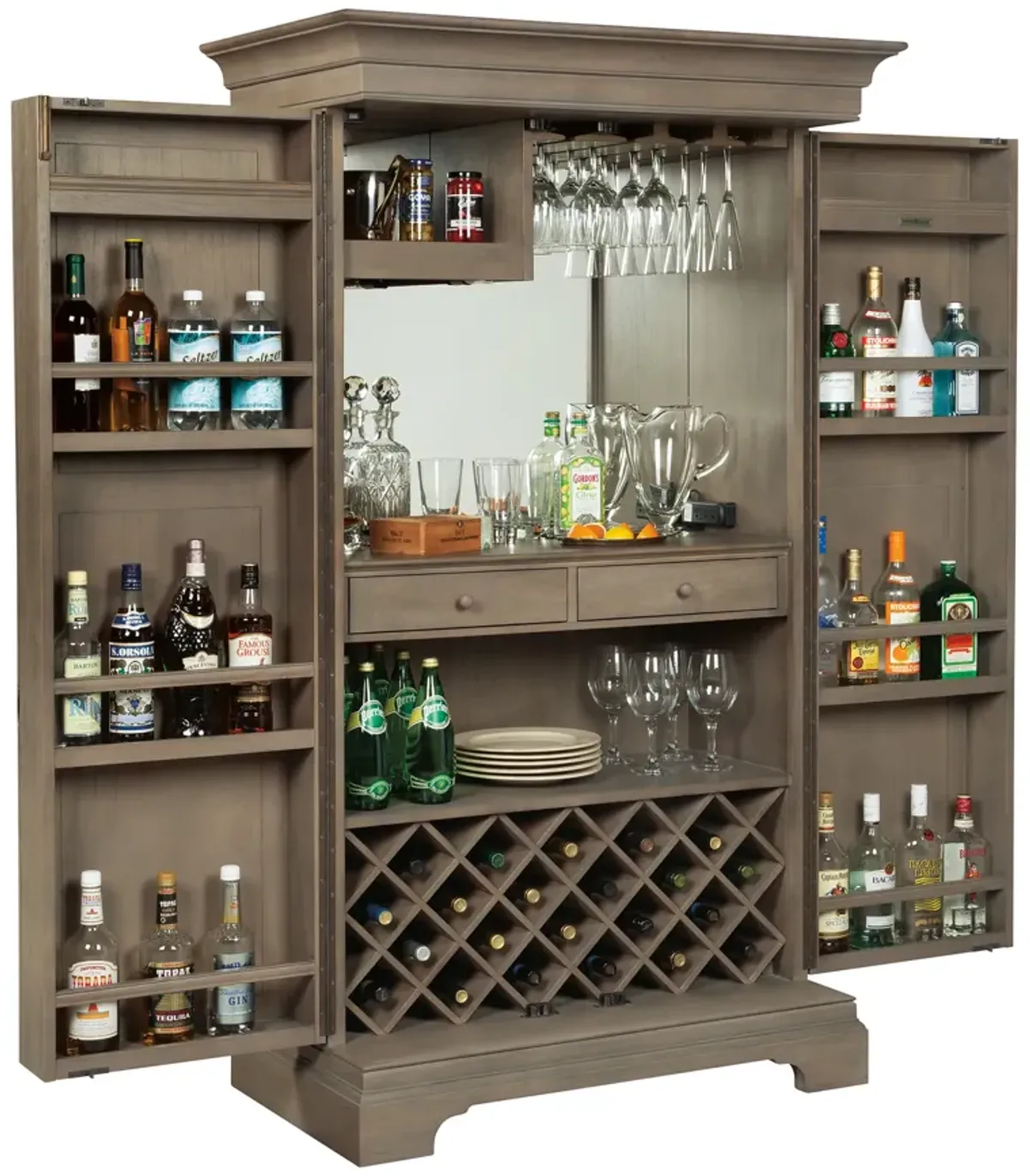 Howard Miller Passport Wine & Bar Cabinet