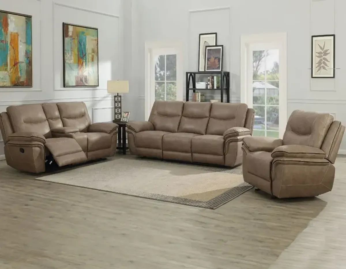 Steve Silver Isabella Manual Reclining Sofa Sand