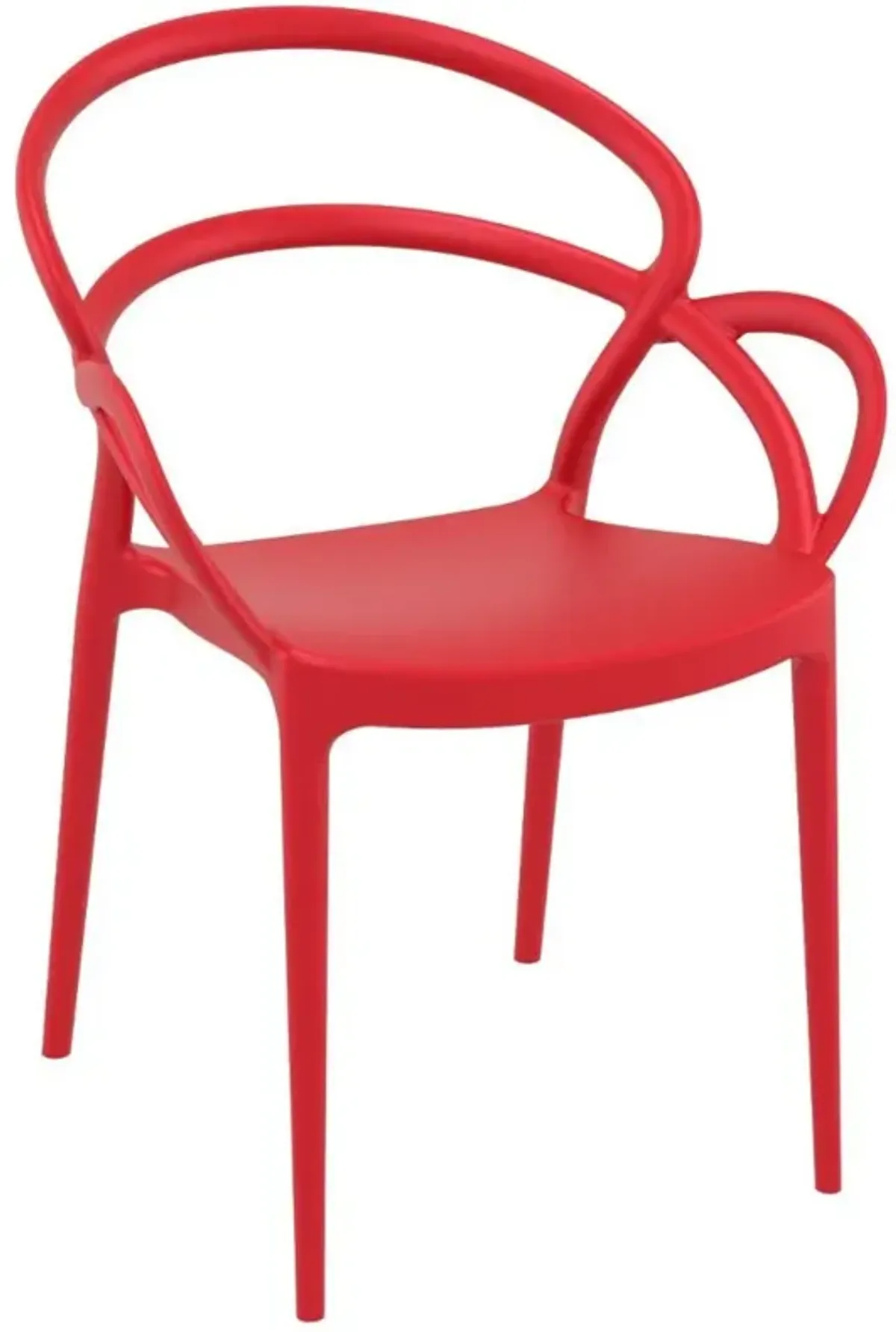 Compamia Mila Dining Arm Chair Red