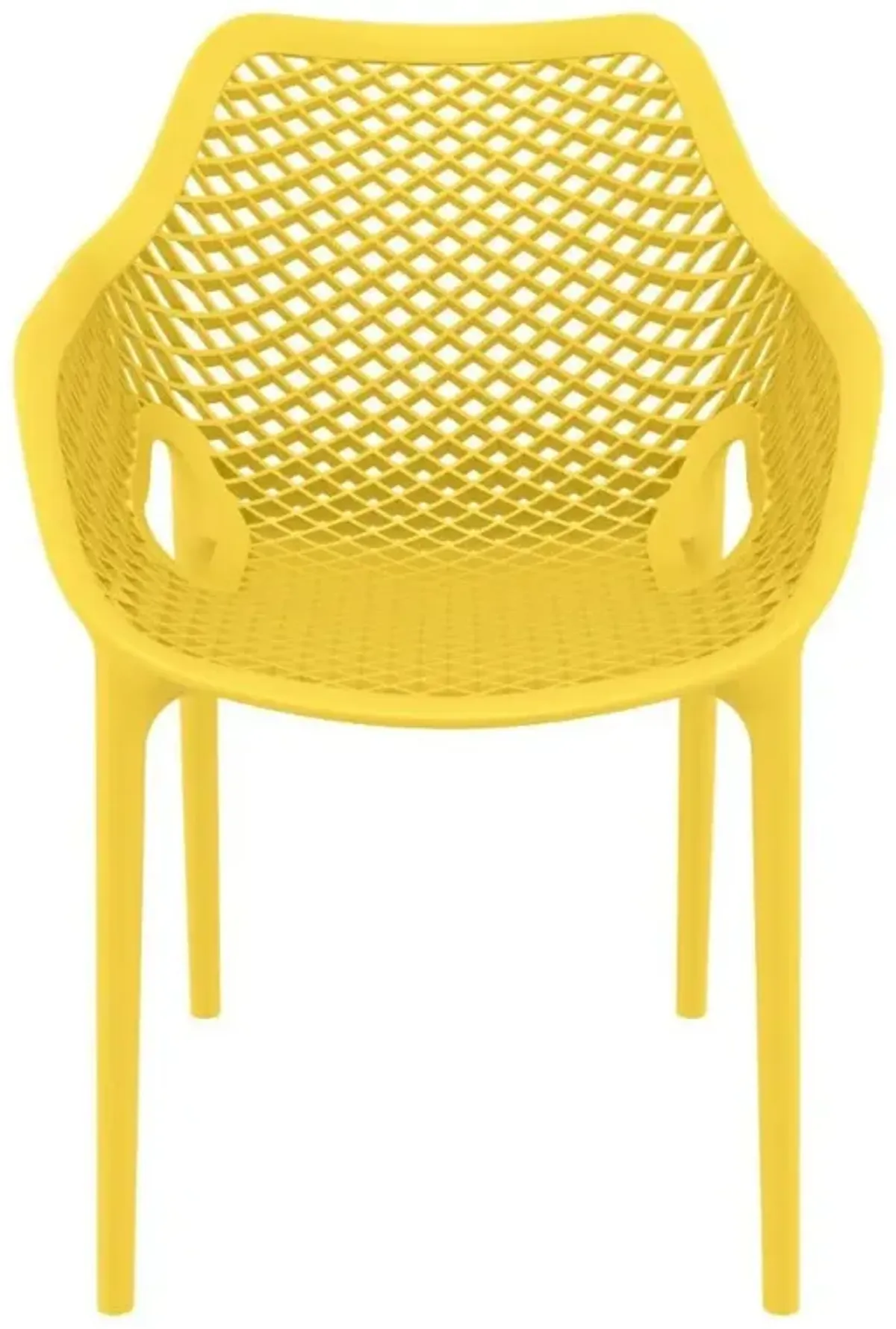 Compamia Air XL Outdoor Dining Arm Chair Yellow