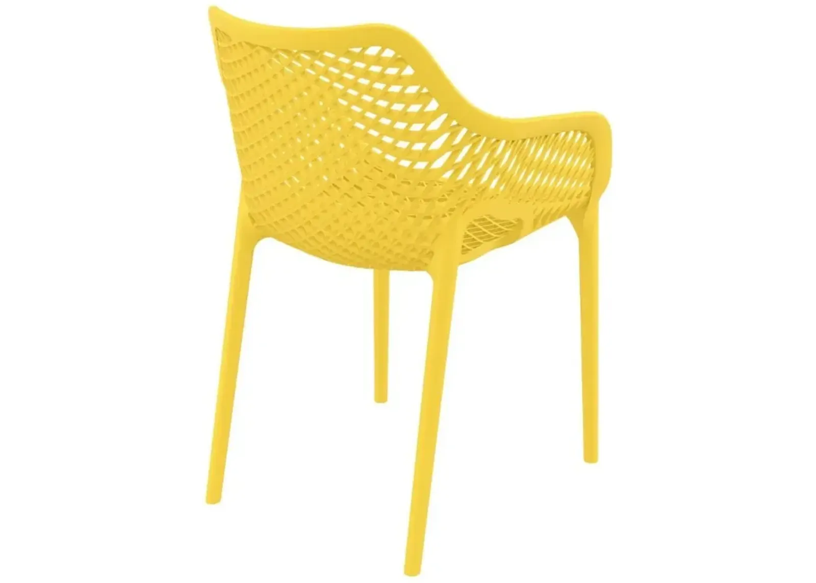 Air XL Outdoor Dining Arm Chair Yellow