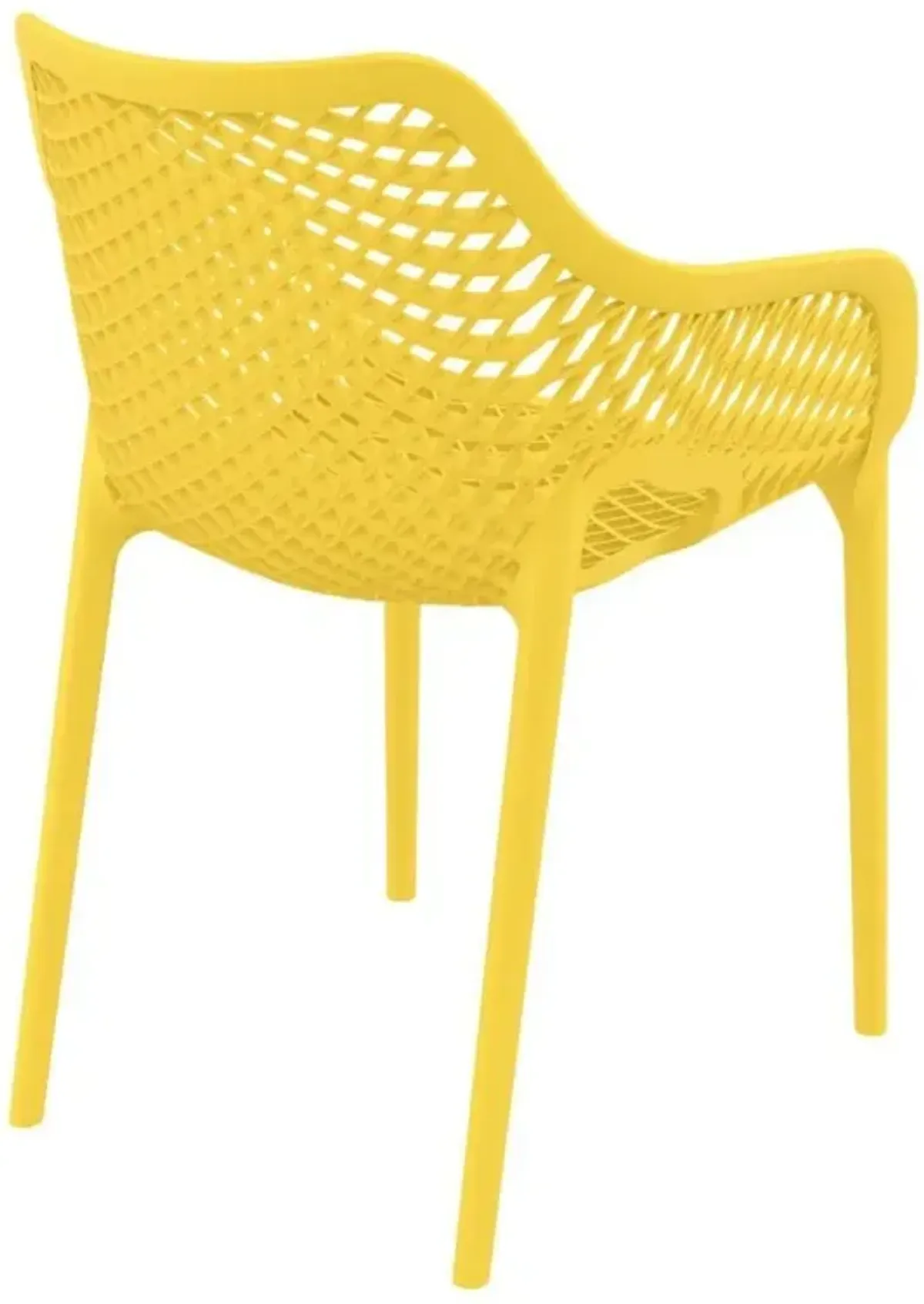 Compamia Air XL Outdoor Dining Arm Chair Yellow