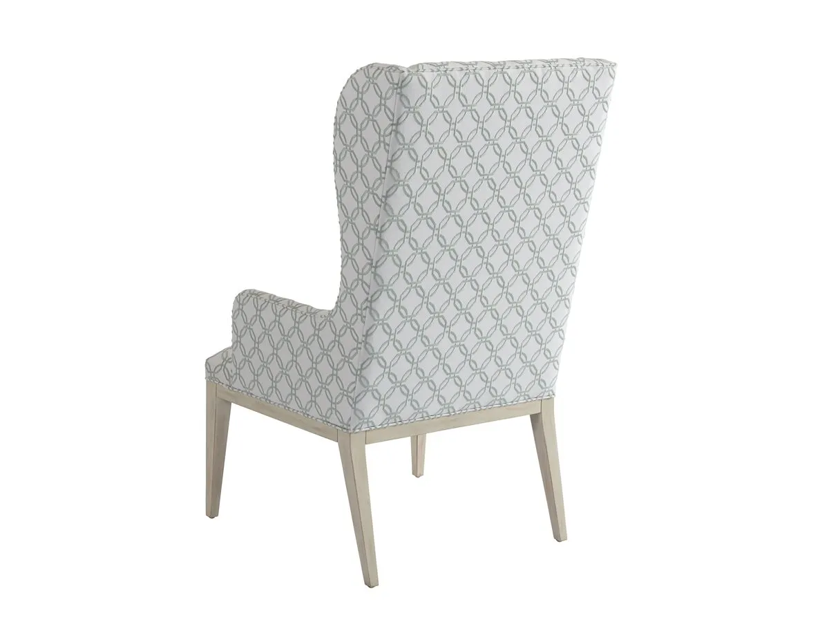 SEACLIFF UPHOLSTERED HOST WING CHAIR NEWPORT