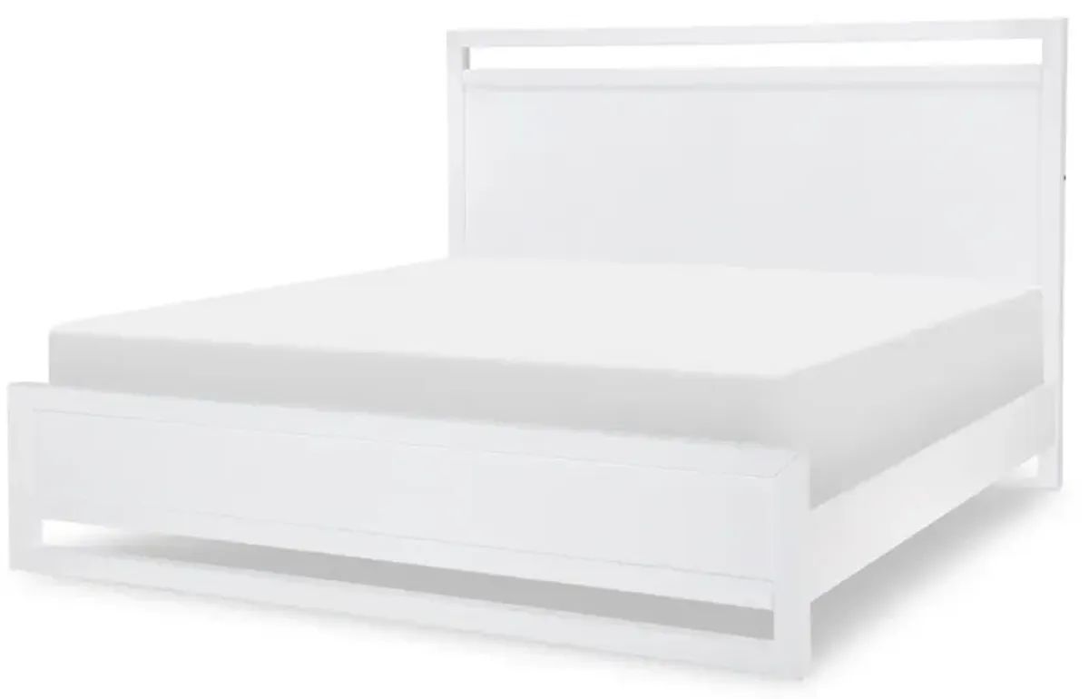 Legacy Classic Complete Panel Bed Queen White Finish Summerland White