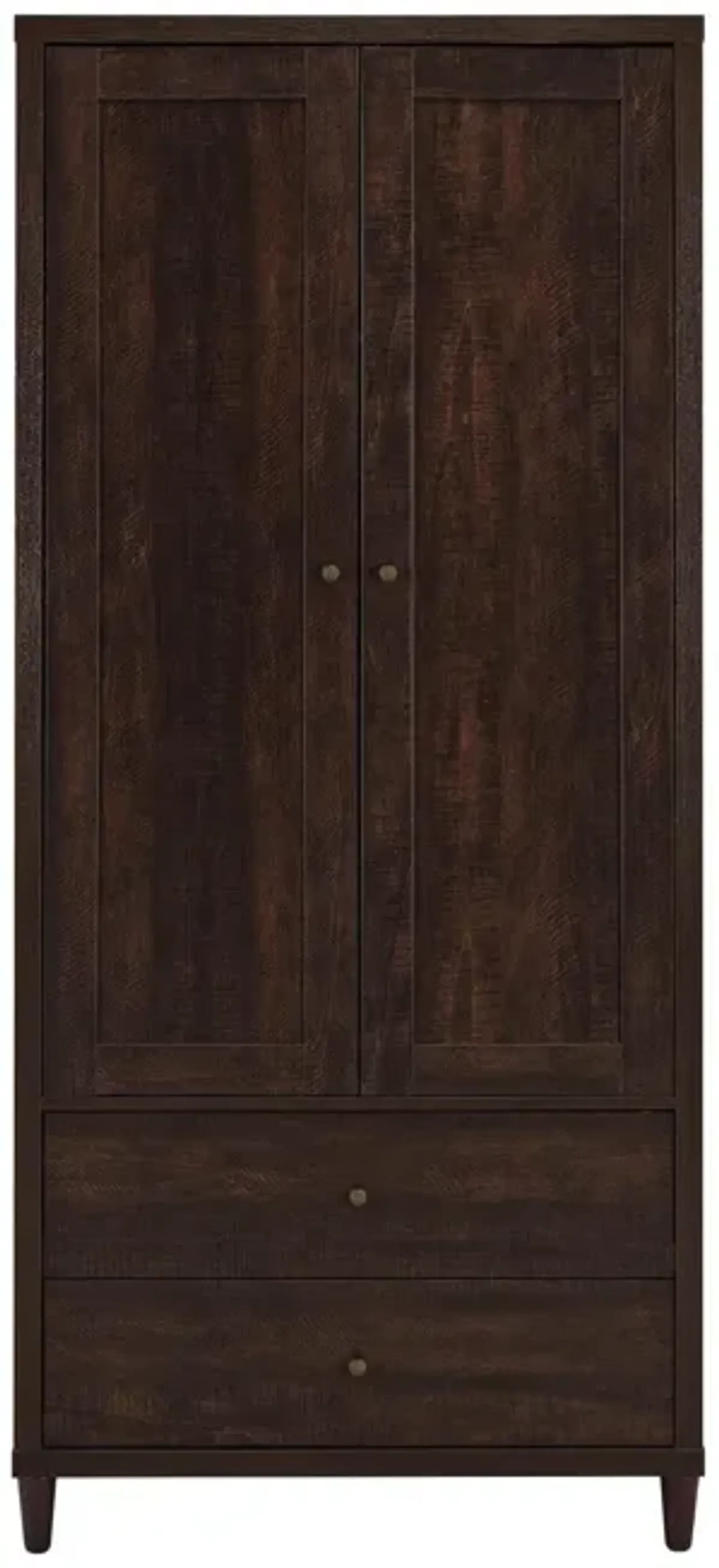 Coaster Wadeline 2-Door Tall Accent Storage Cabinet Rustic Tobacco