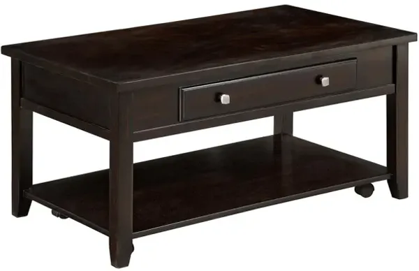 Coaster Bradford Rectangular Wood Lift-Top Coffee Table Walnut