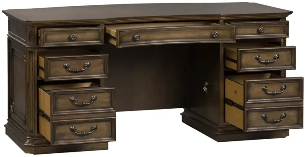 Liberty Furniture Amelia Antique Toffee Junior Executive Desk