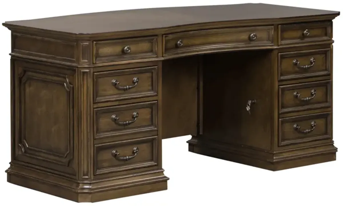 Liberty Furniture Amelia Antique Toffee Junior Executive Desk