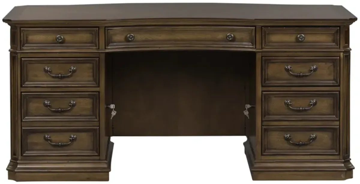 Liberty Furniture Amelia Antique Toffee Junior Executive Desk