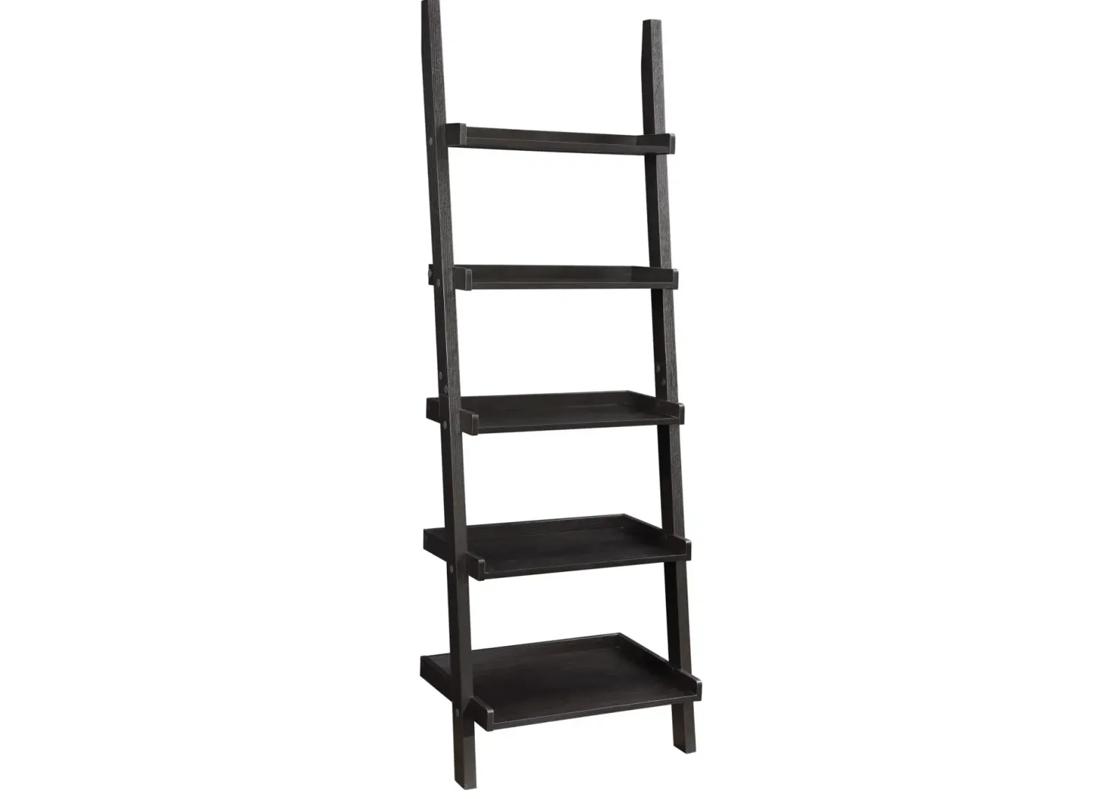 Coaster Colella 72 Inch 5-Shelf Ladder Bookshelf Cappuccino