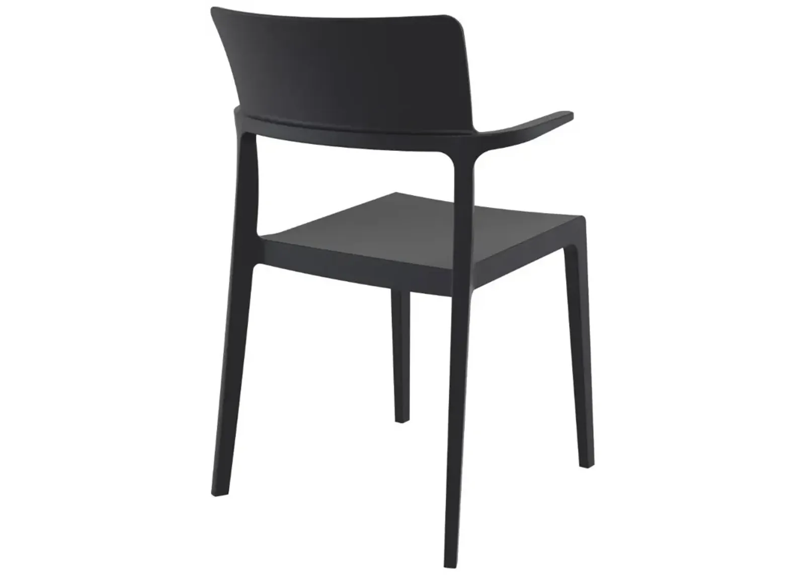 Compamia Plus Arm Patio Chair Black