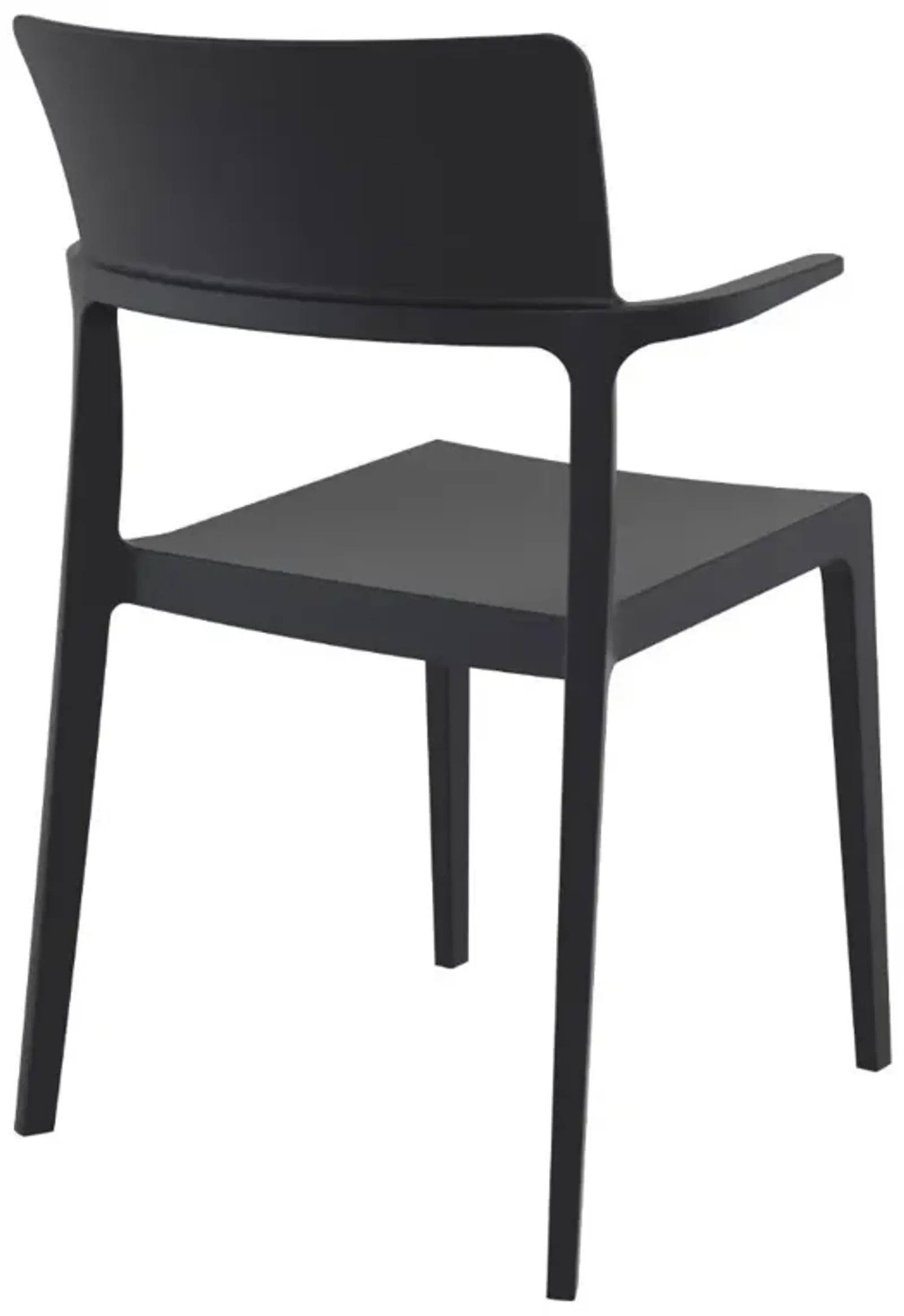 Compamia Plus Arm Patio Chair Black