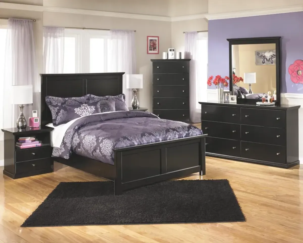 Ashley Maribel Black Dresser & Mirror