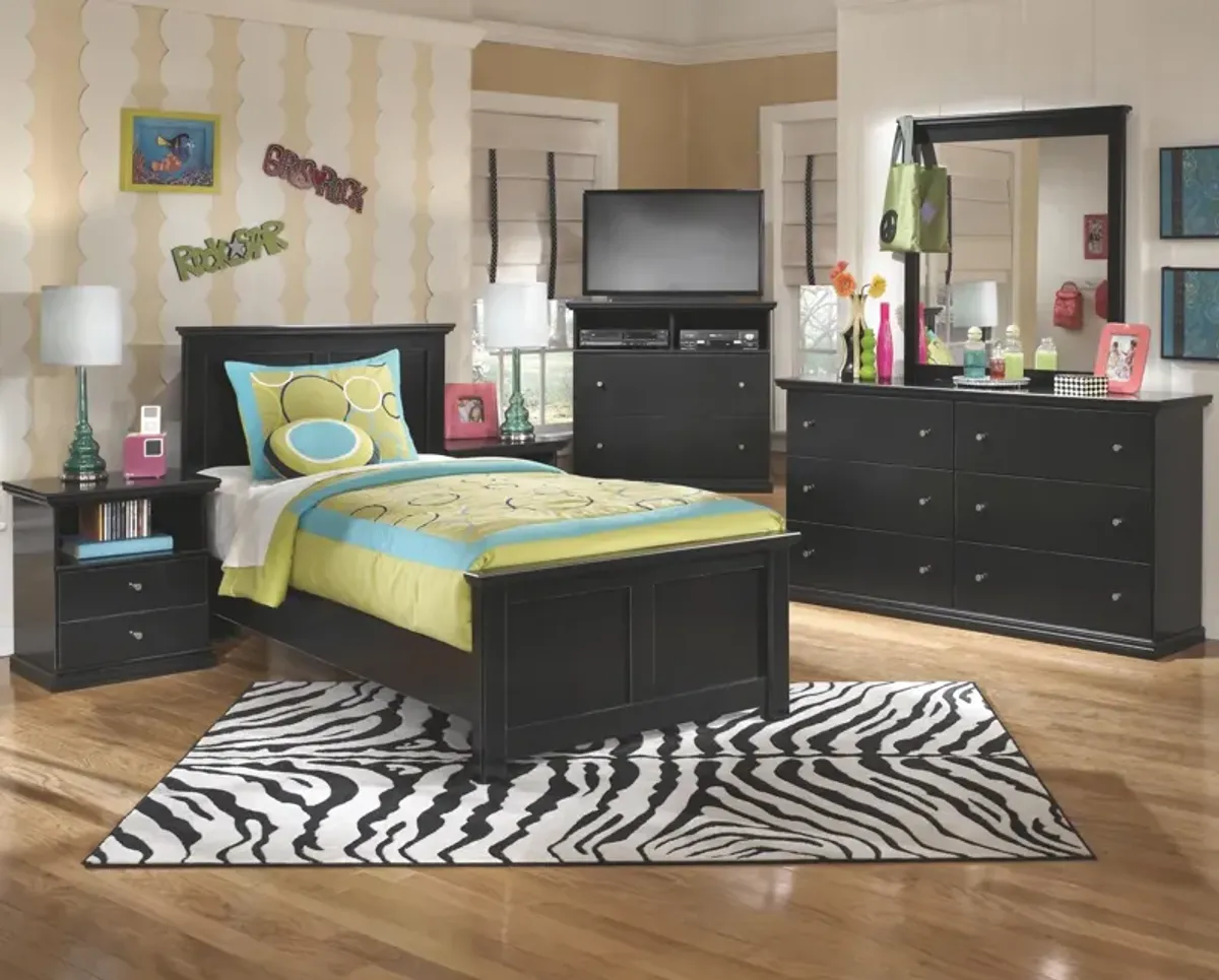 Ashley Maribel Black Dresser & Mirror