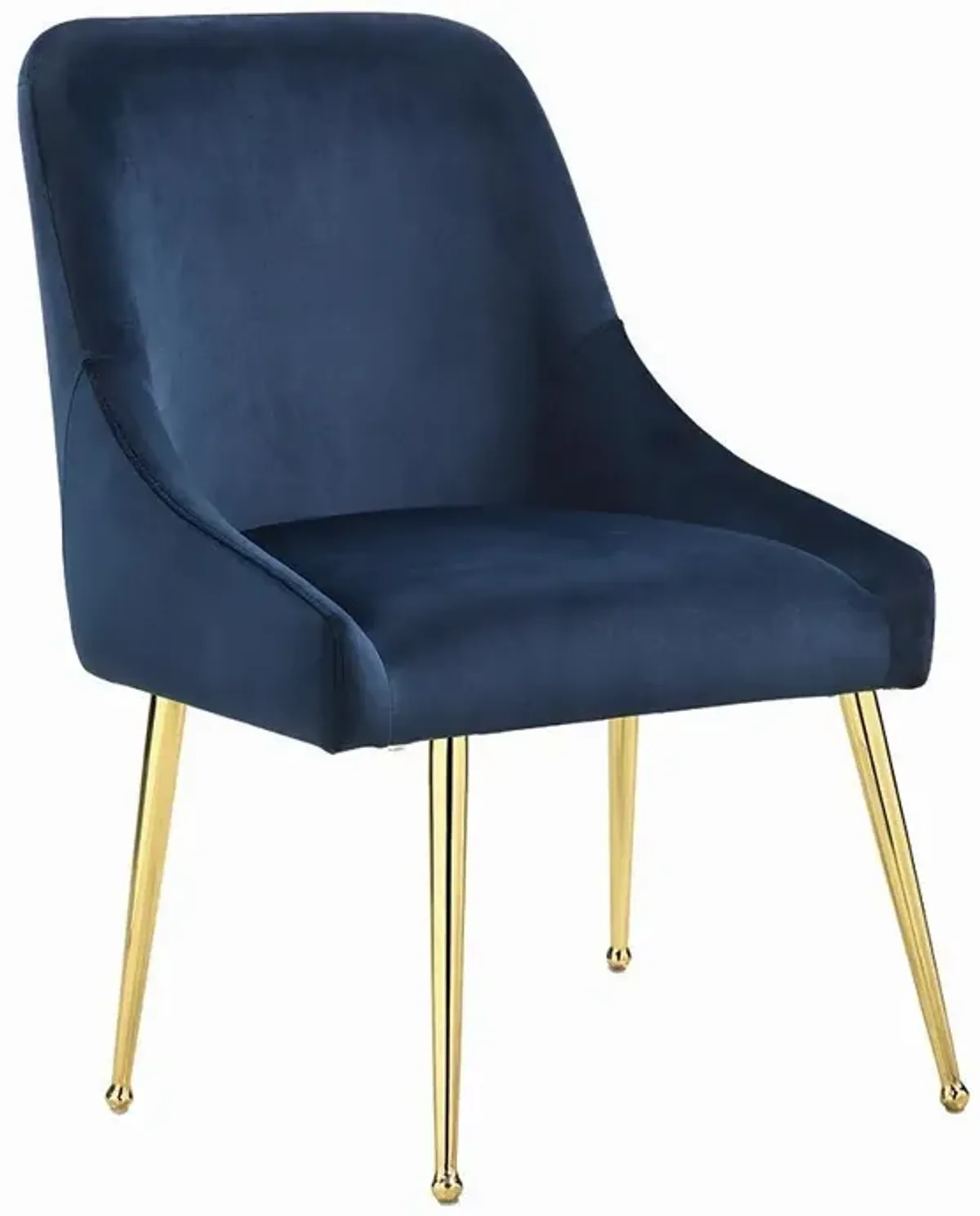 Coaster Mayette Upholstered Dining Side Chair Blue