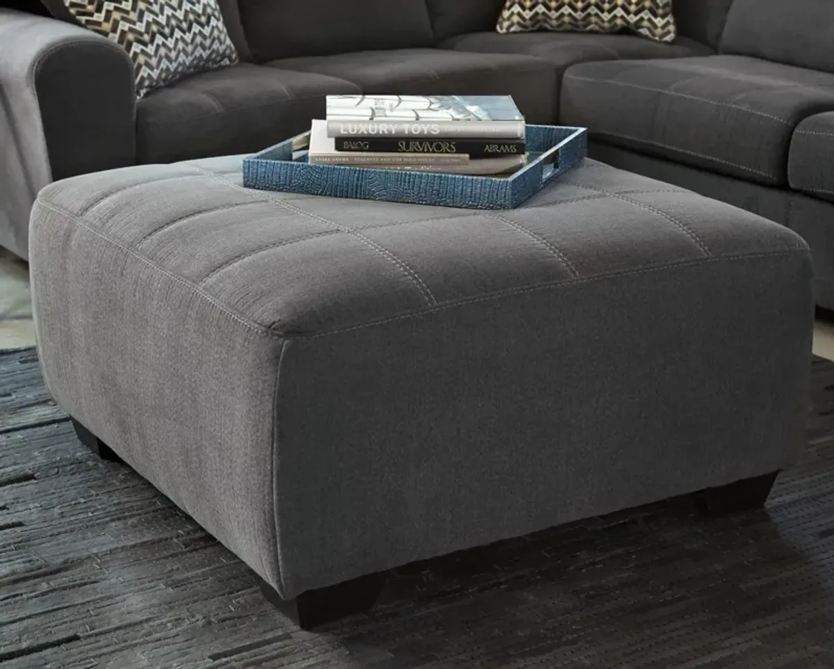 Ashley Ambee Oversized Accent Ottoman Slate Benchcraft