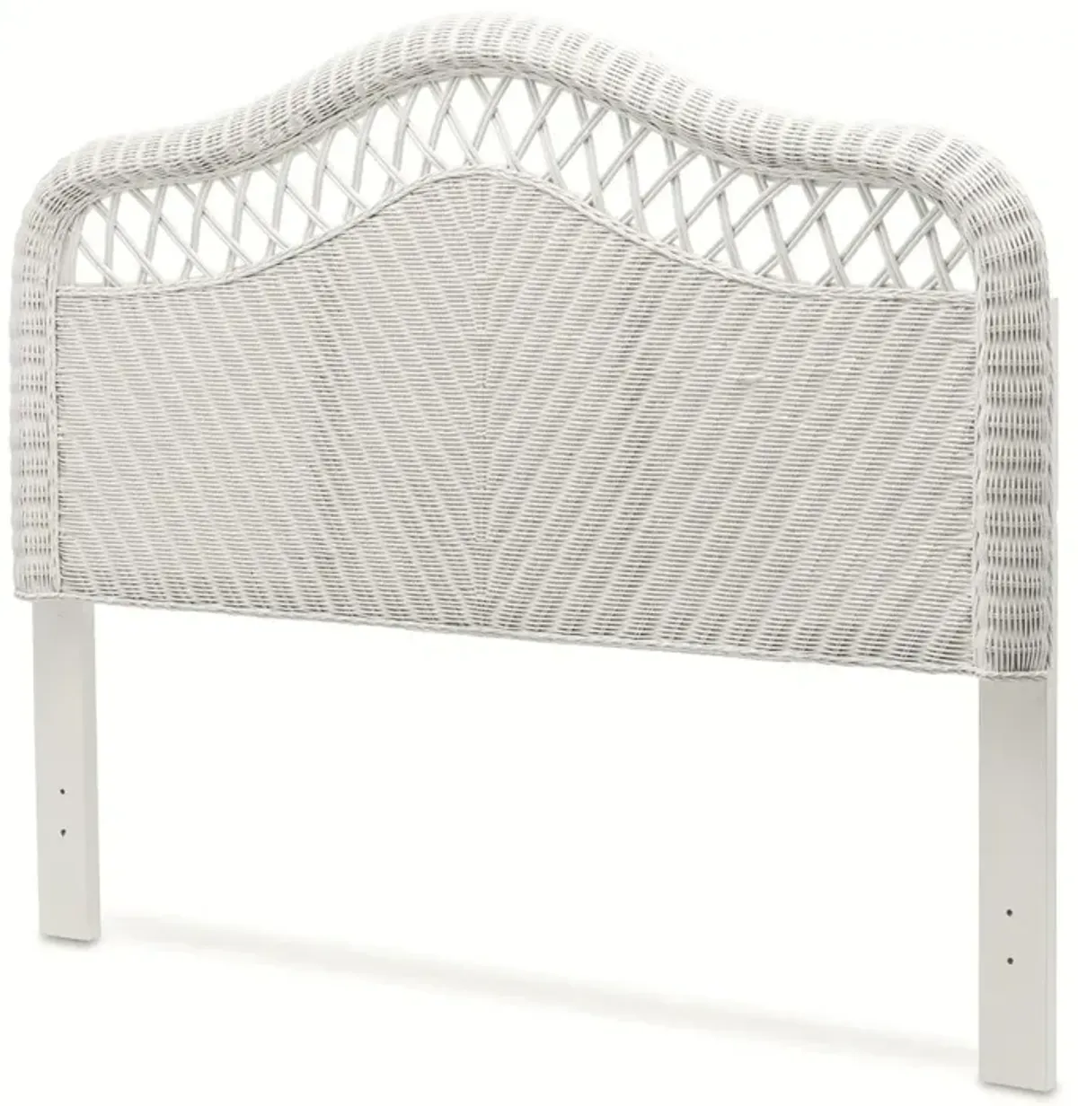 Seawinds Santa Cruz White Finish Queen Headboard