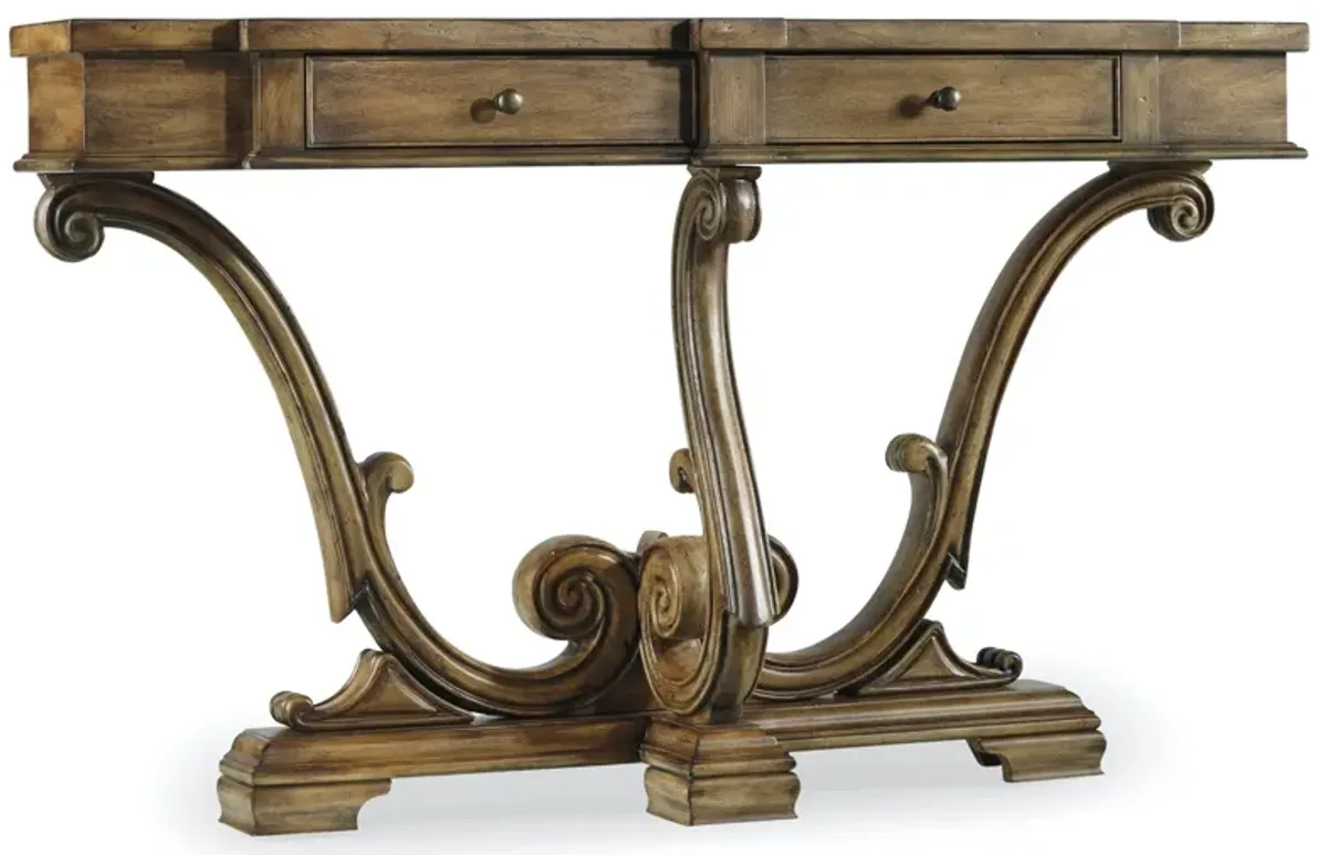 Hooker Furniture Sanctuary Thin Amber Sands Console Table