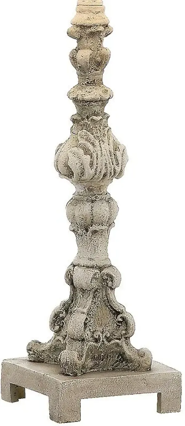 Crestview Turner Grey Wash Table Lamp