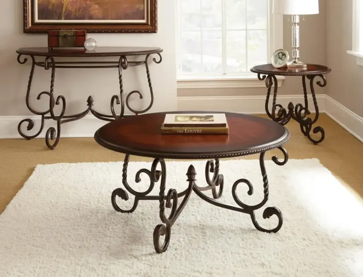 Steve Silver 3-Piece Crowley Cocktail Table & 2 End Tables