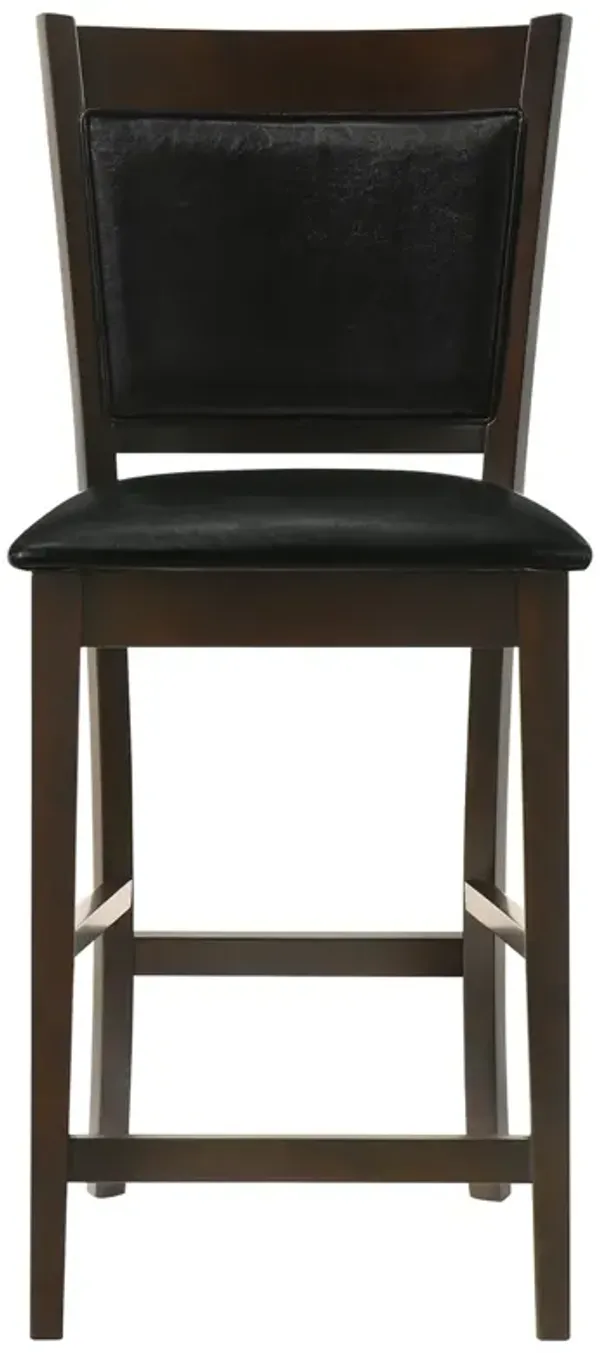 Coaster Jaden Upholstered Counter Chair Espresso