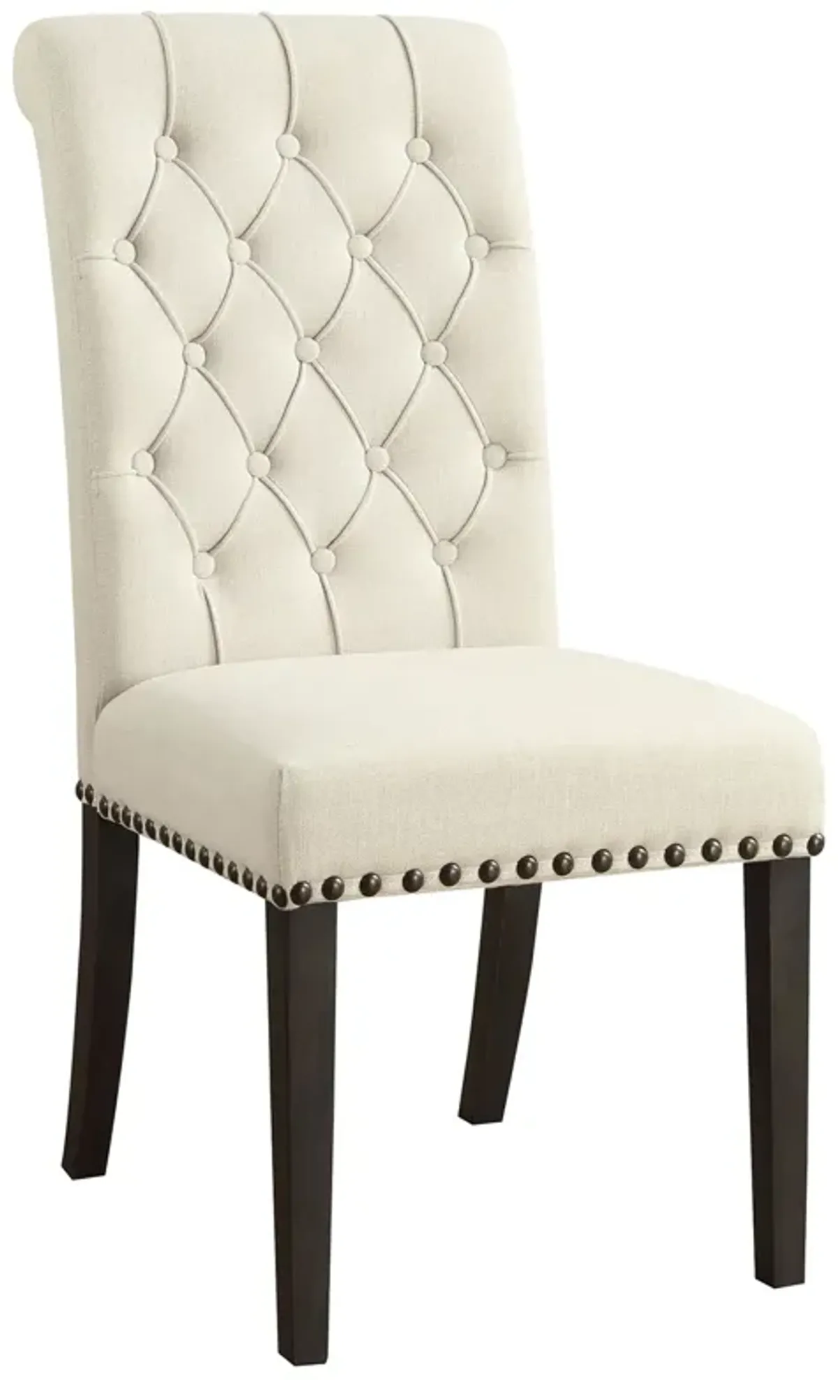 Coaster Alana Fabric Upholstered Dining Side Chair Beige