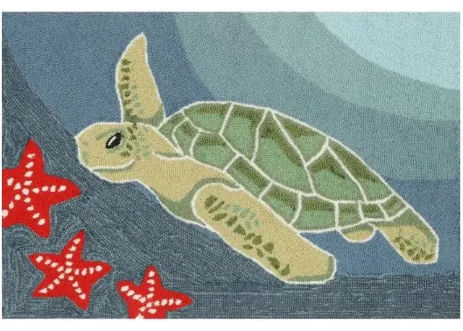 Trans Ocean Frontporch Sea Turtle Ocean Doormat