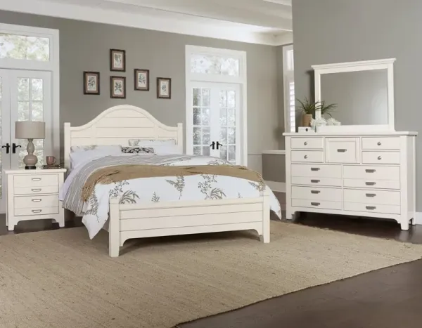 Bungalow Lattice 2-Drawer Nightstand