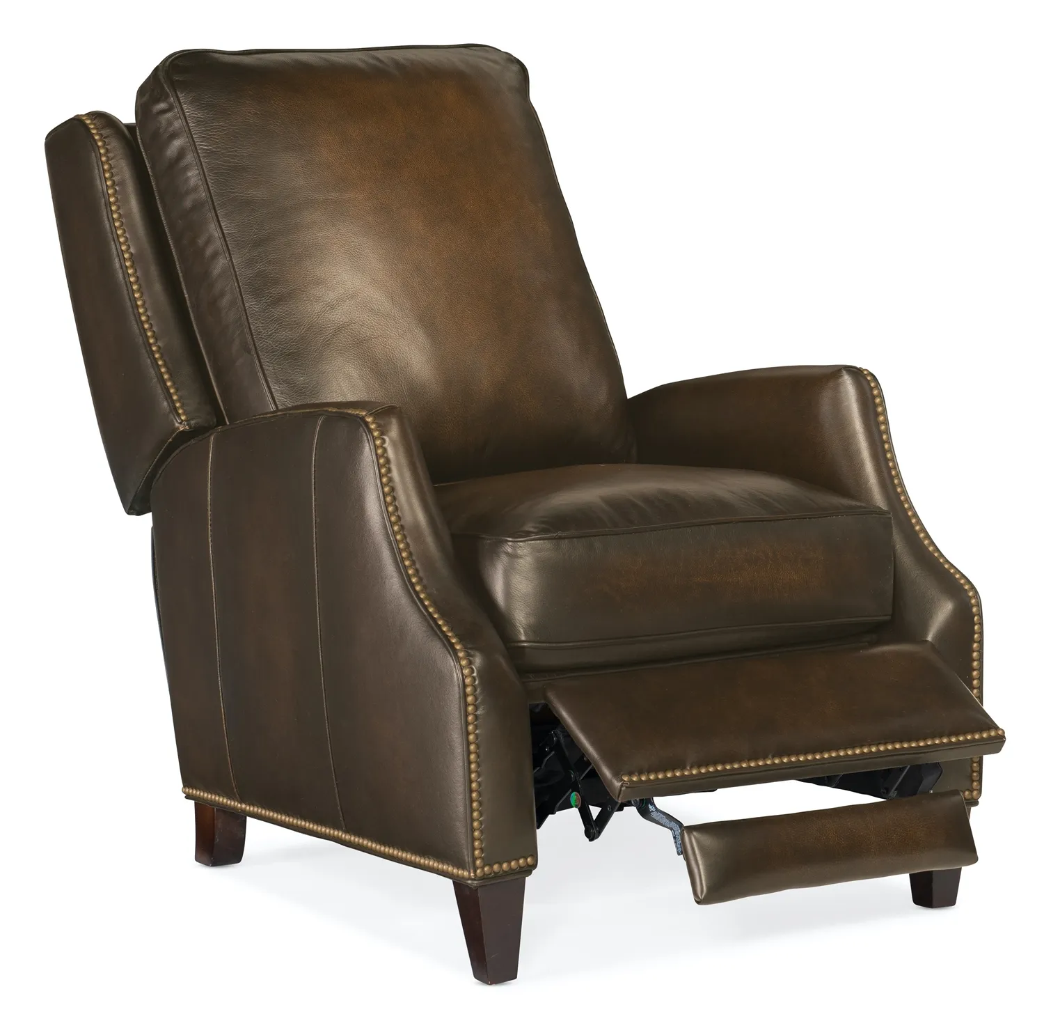 KERLEY SARZANA FORTRESS MANUAL PUSH BACK LEATHER RECLINER CHAIR