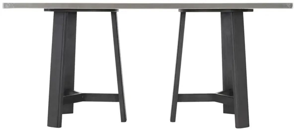 Bernhardt Harding 3-Leg Wire Brushed Dining Table