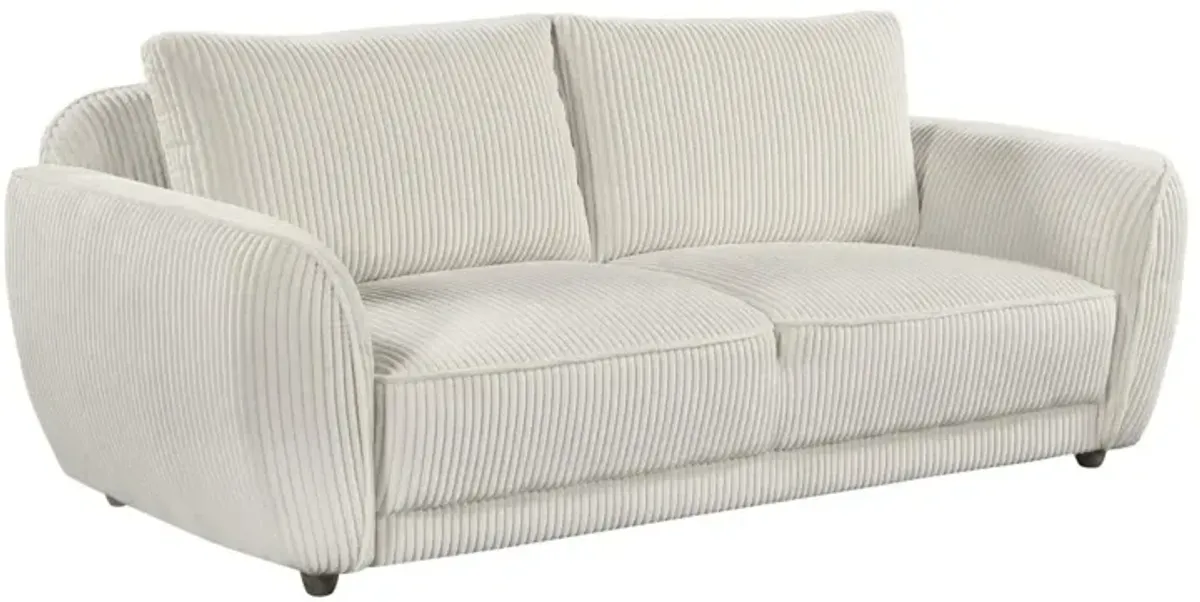 Chintaly Charleston Beige Modern 3-Piece Set with Sofa Loveseat & Accent Chair