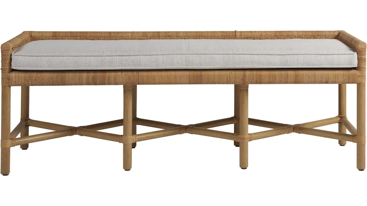 WOVEN DINING BENCH - COASTAL LIVING