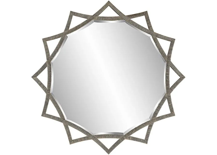 ABANU ANTIQUE GOLD STAR MIRROR