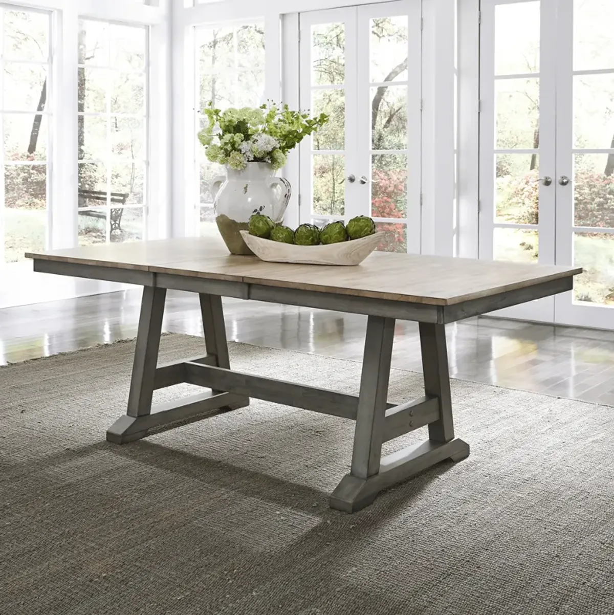 Liberty Furniture Trestle Table Lindsey Farm