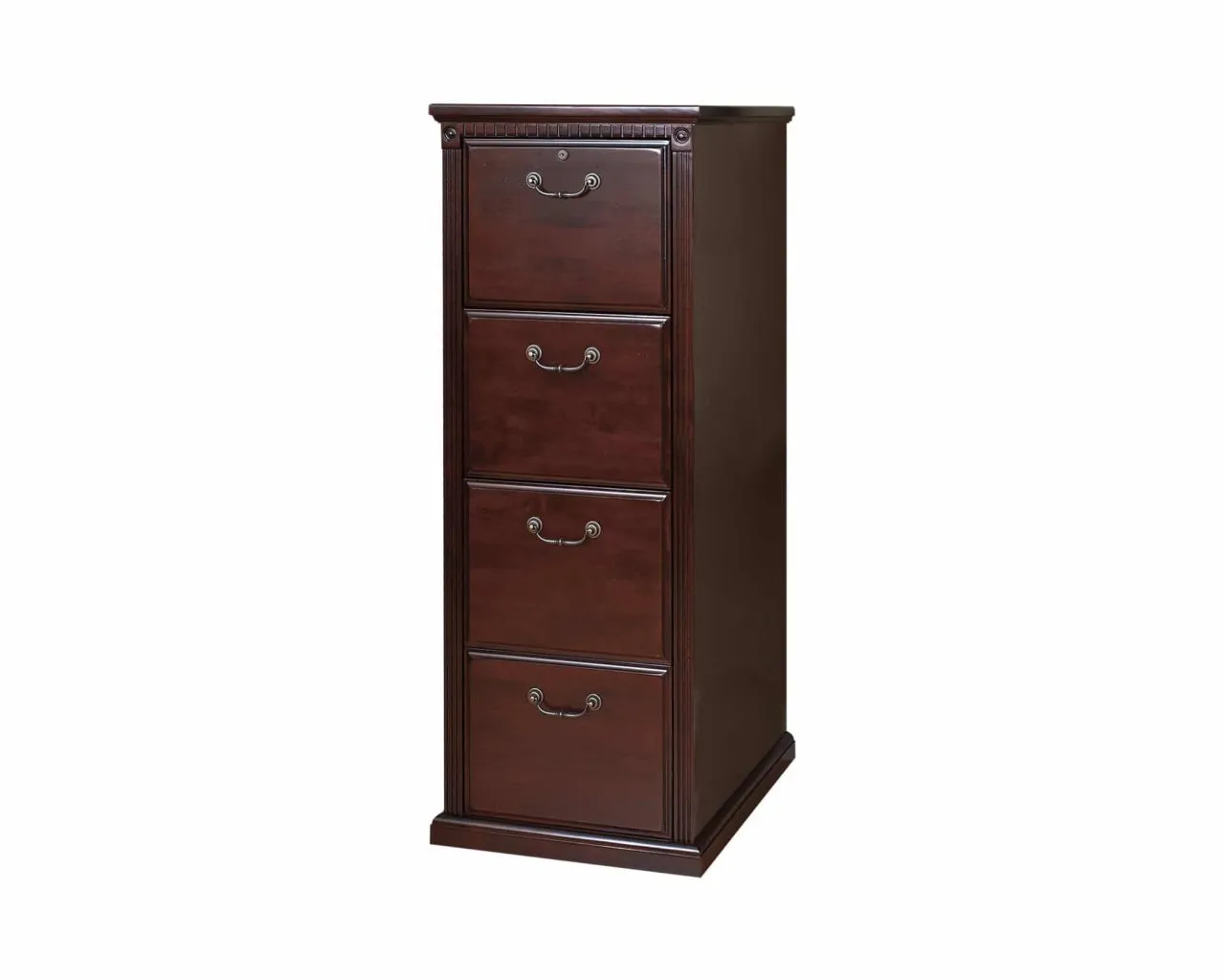 HUNTINGTON VIBRANT CHERRY 4-DRAWER OFFICE FILE CABINET