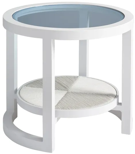 OCEAN BREEZE PROMENADE ROUND END TABLE