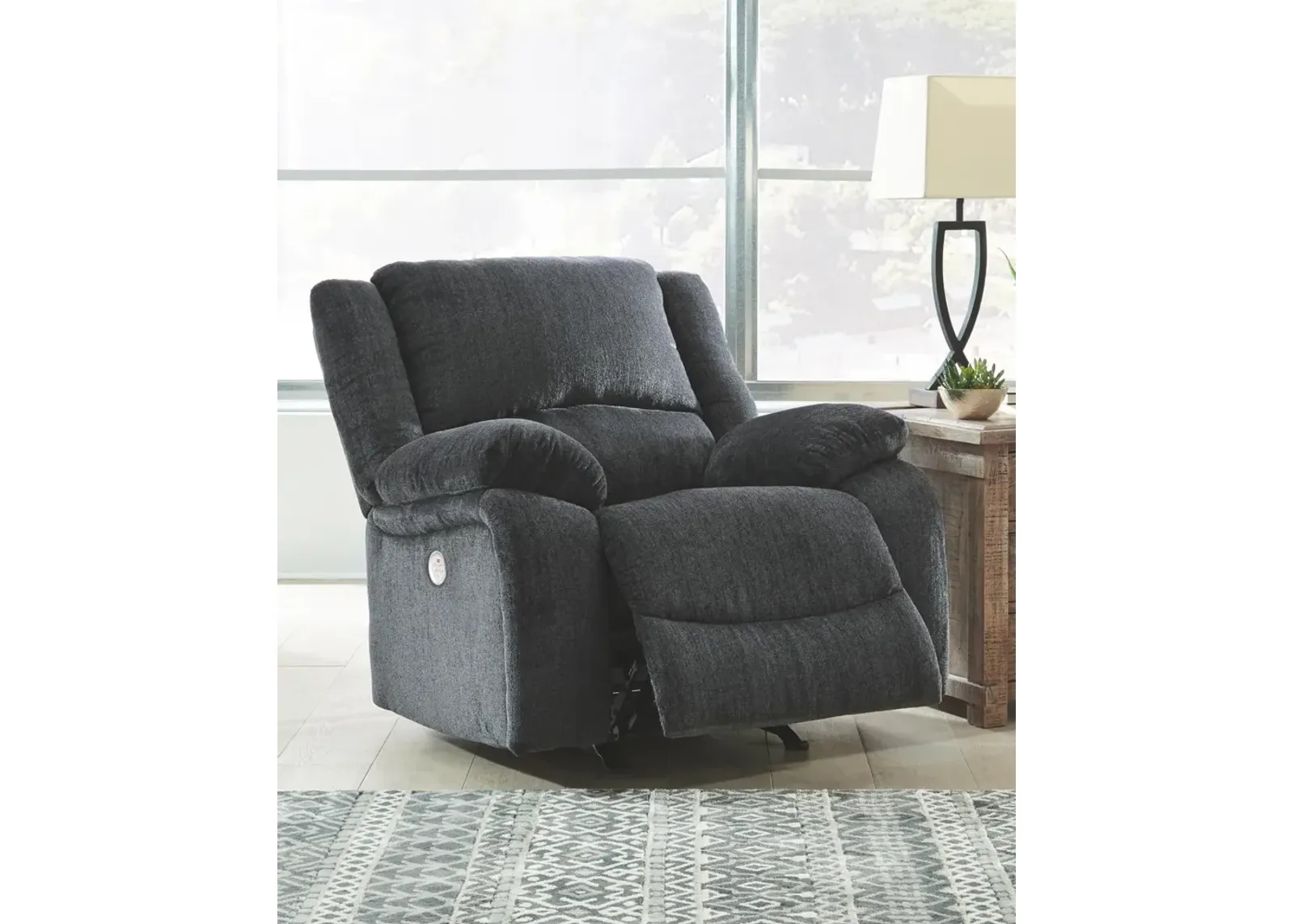 Ashley Draycoll Slate Power Rocker Recliner