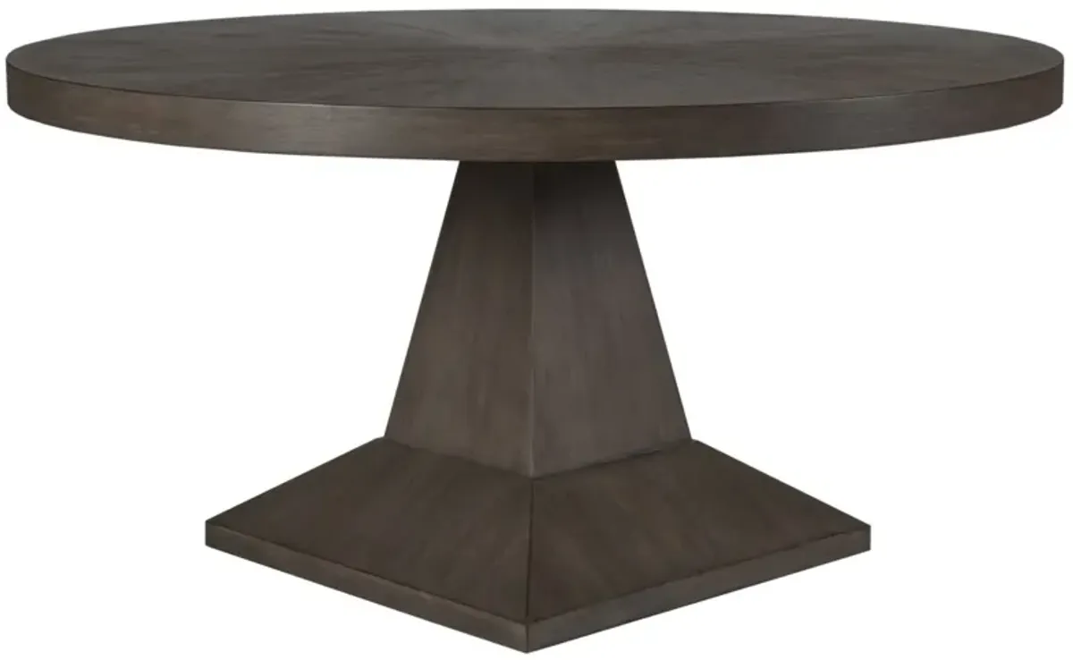 Artistica Home by Lexington Cohesion Program Chronicle 60 Inch Round Wood Dining Table Dark Brown