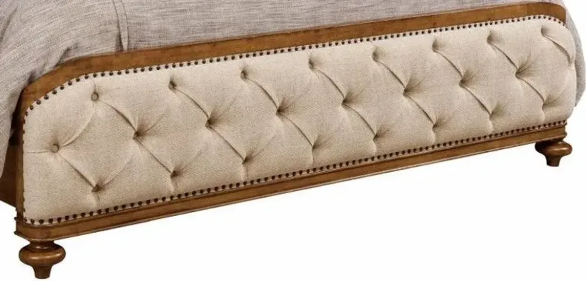 American Drew Glendale Queen Upholstered Shelter Bed